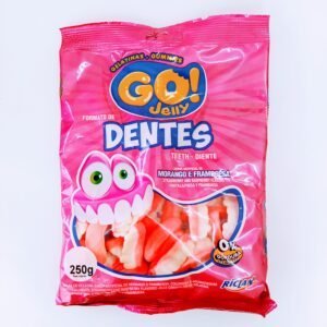 BALA GELATINA GO JELLY DENTADURA 250G