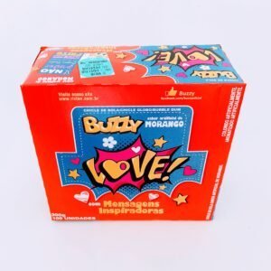 CHICLE BUZZY LOVE MORANGO 100UN