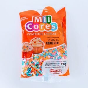 CONFEITO FIGURA ESTRELINHAS MIL CORES