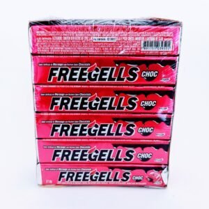 DROPS FREEGELLS PLAY MORANGO RECHEIO SABOR CHOCOLATE