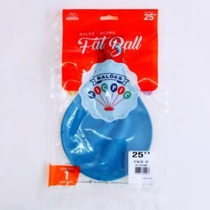 BALÃO FAT BALL AZUL ESCURO 25″