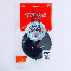 BALÃO FAT BALL PRETO 25″