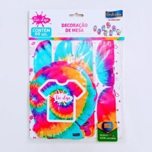 DECORAÇÃO DE MESA TIE DYE