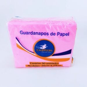 GUARDANAPO 20X23 ROSA