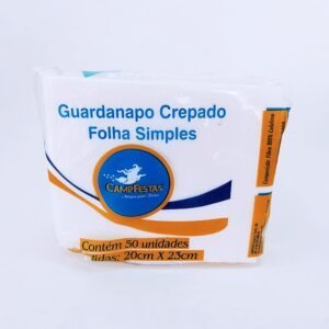 GUARDANAPO CREP 20X23 BRANCO