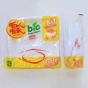 KIT CHURRASCO 10X10 BRANCO