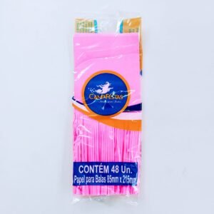 PAPEL PARA BALA ROSA 48FLS