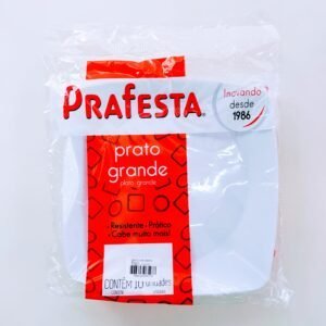 PRATO QUADRADO GRANDE 20X10 – BRANCO