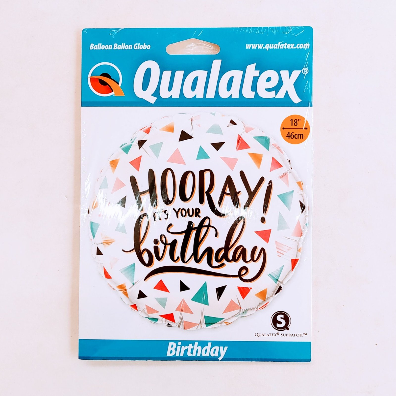 BALÃO 18" REDONDO HOORAY IT'S YOUR BIRTHDAY