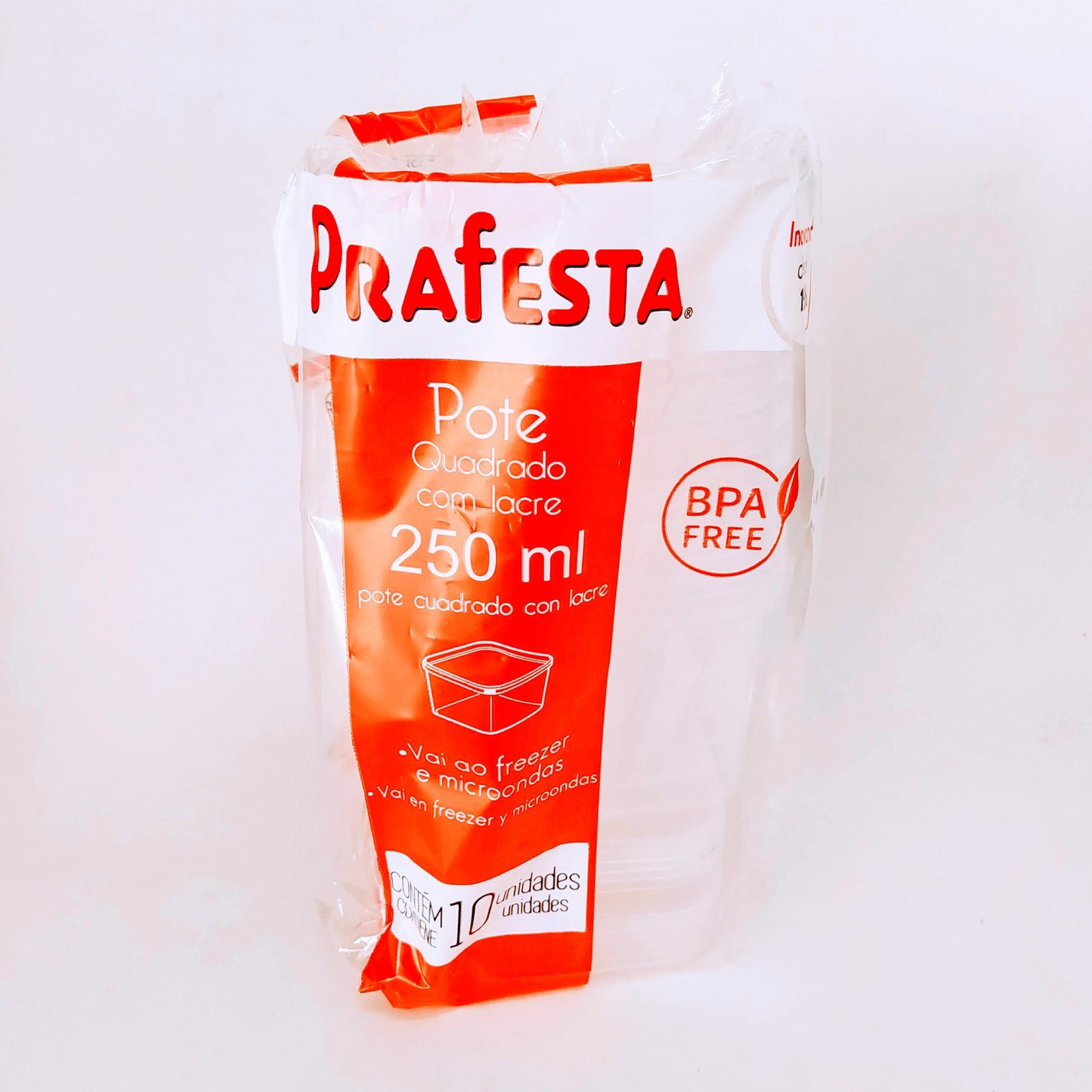 POTE C/ LACRE QUADRADO 250ML - 24X10