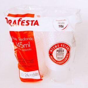 POTE REDONDO 145ML C/ SOBRETAMPA – 25X24