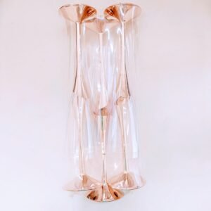 TAÇA CHAMPAGNE BASE ROSE GOLD