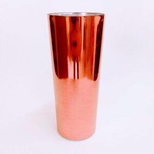 COPO LONG DRINK 350ML CROMADO ROSA