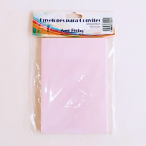 ENVELOPE PARA CONVITE ROSA