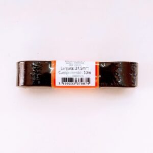 FITA CETIM LISO PRETO 21,5MMX10M