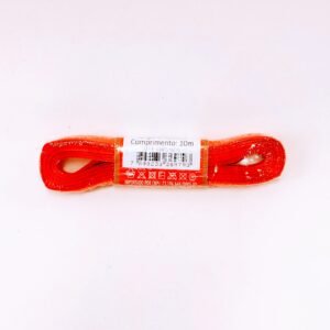 FITA CETIM LISO VERMELHO 6,5MMX10M