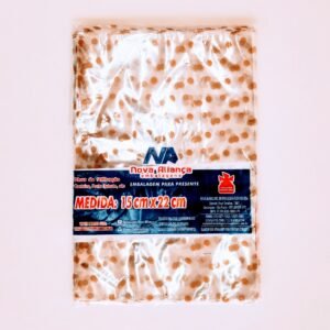 SACO BOLINHA OURO 15X22CM