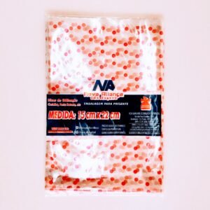 SACO BOLINHA PINK 15X22CM