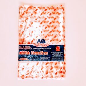 SACO BOLINHA VERMELHA 15X22CM