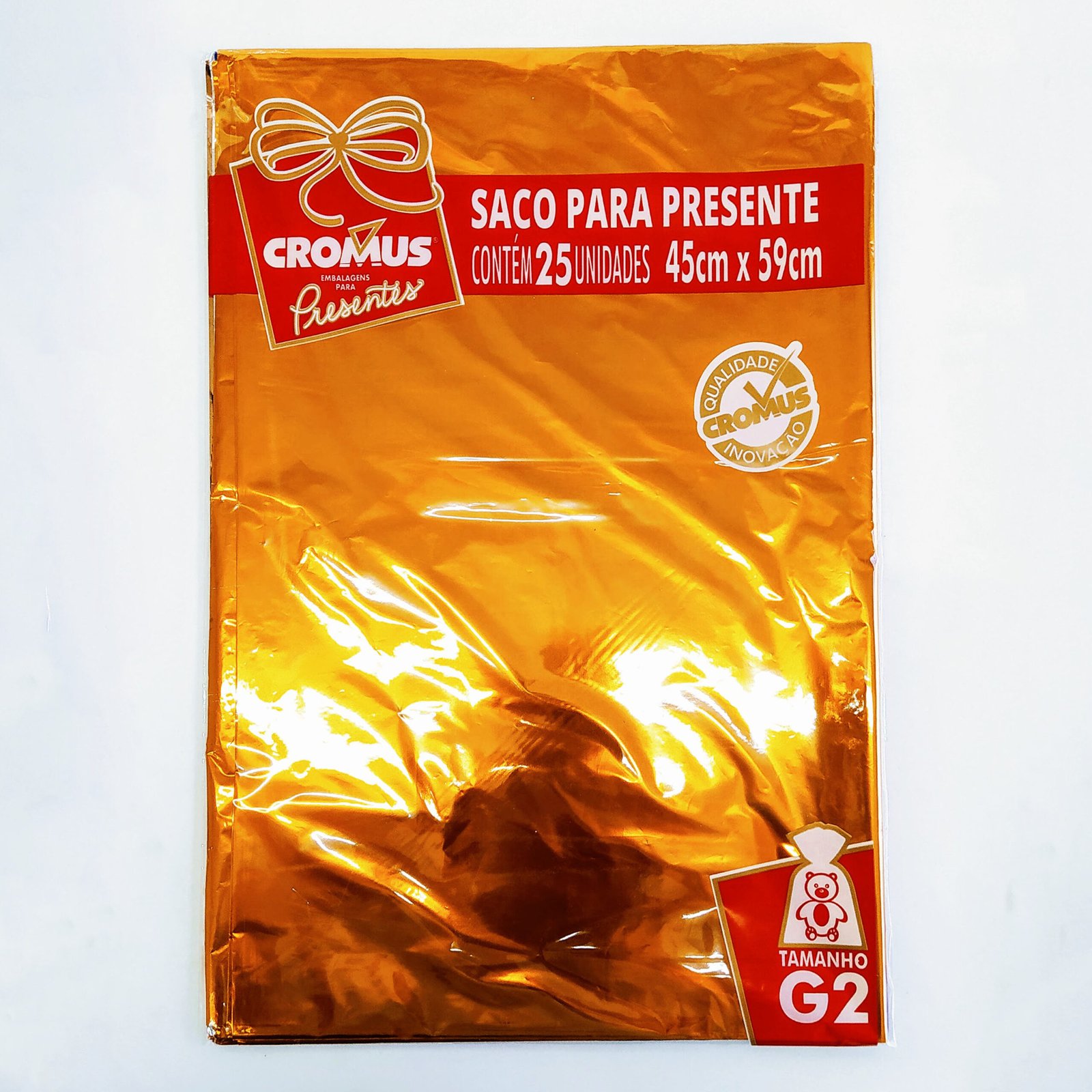 SACO PARA PRESENTE 45X59 SORTIDO PACOTE 3 CORES