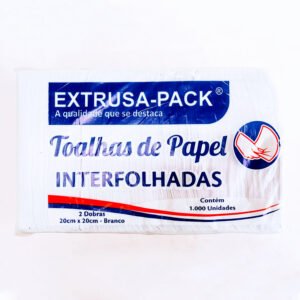 TOALHA INTERFOLHA EXTRUSA BRANCO 20X20