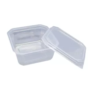 POTE QUADRADO 150ML COM TAMPA