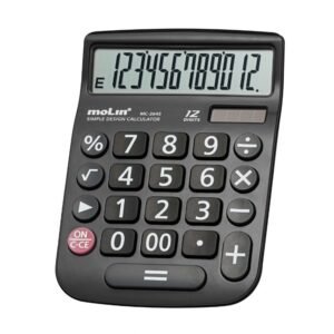 CALCULADORA DE MESA 12 DIGITAL PRETA MC2645 -CX C/1