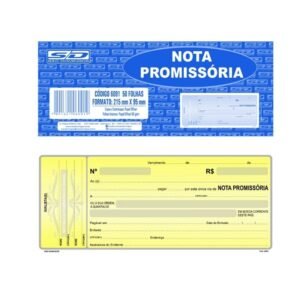 NOTA PROMISSÓRIA AMARELA C/50 FLS 215X95