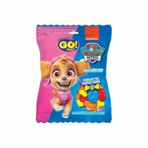 BALA GELATINA GO JELLY PATRULHA CANINA SABOR SORTIDO 70G