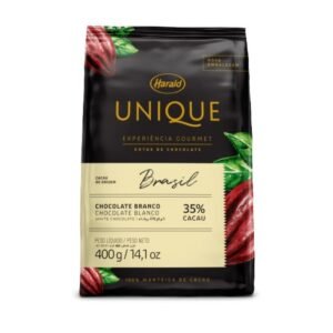 CHOCOLATE GOTAS BRANCO 35% UNIQUE 400G