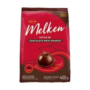 CHOCOLATE GOTAS MEIO AMARGO MELKEN 400G