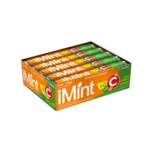 CONFEITO DRAGEADO I MINT VITAMINA C 320GR 10UN