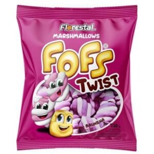 FOFS TWIST ROSA E BRANCO 220GR