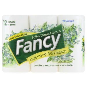 PAPEL HIGIÊNICO FANCY 12R FD NEUTRO 30M FSC